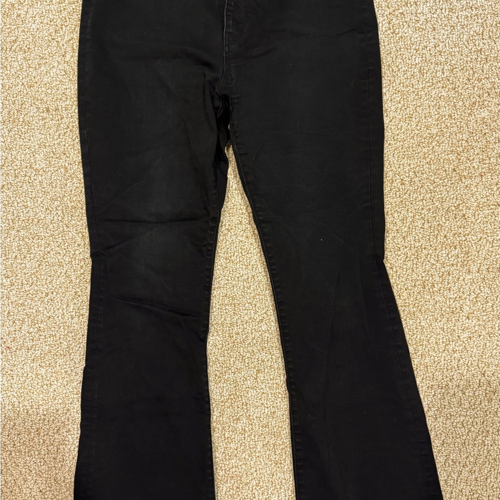 Pilcro Black Denim Pants-Anthropologie 33T - Picture 5 of 7
